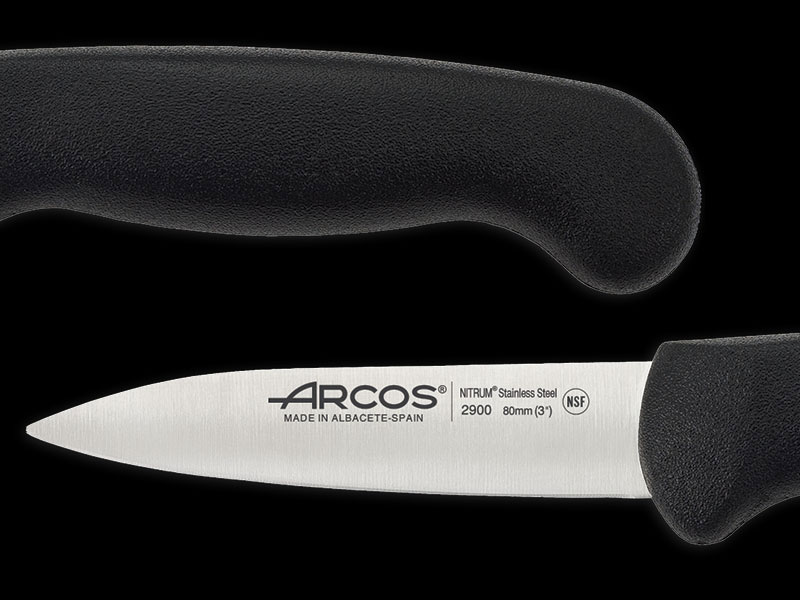 Cuchillo cocina negro 130 mm Serie 2900 (6 unidades) ARCOS
