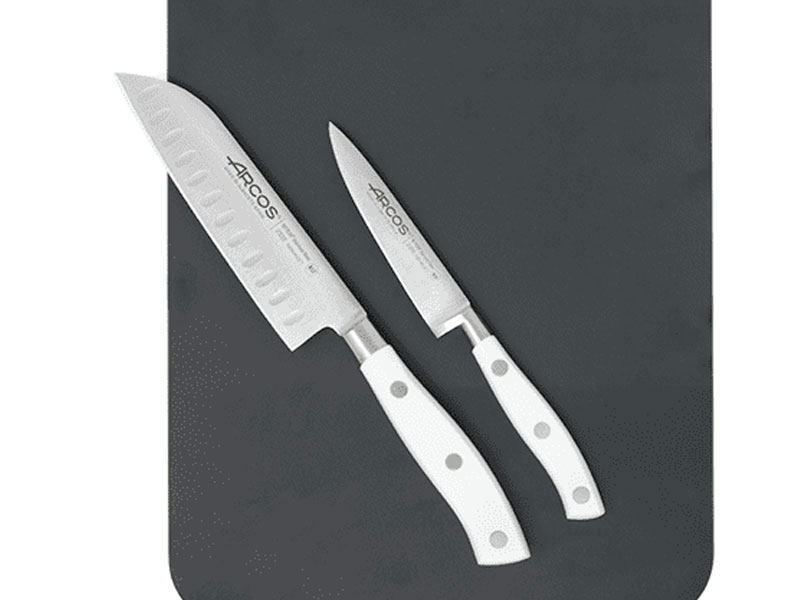 Set 6 Cuchillos de Cocina Chuleteros ARCOS Mango Plata (11 cm)