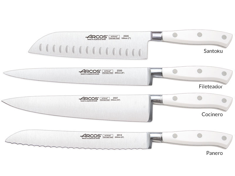 Comprar cuchillos profesionales Ribiera Blanc Arcos cocinero de 30 cm