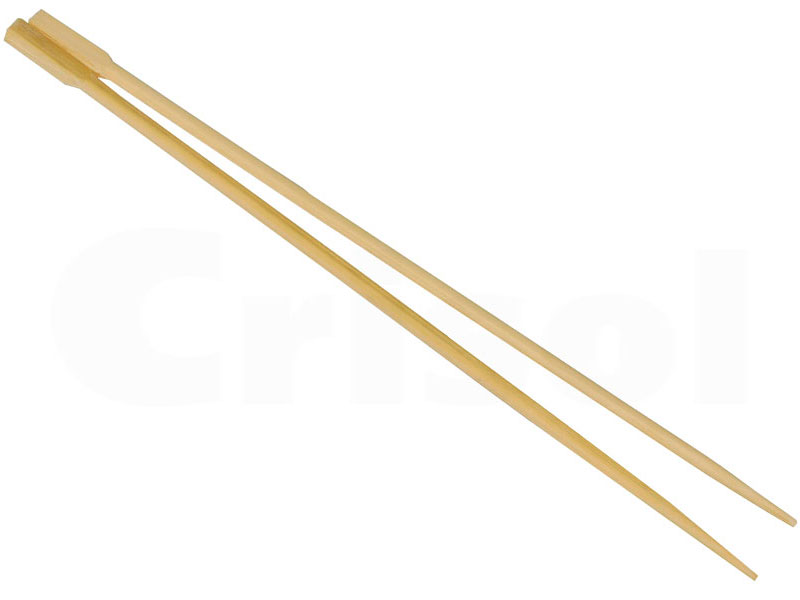 Tradineur - Pack de 100 palillos chinos de bambú, 24 cm