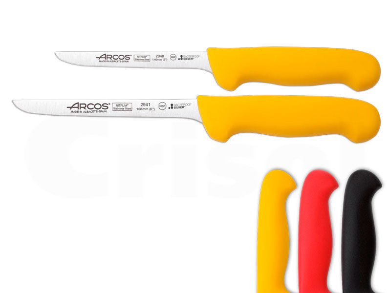 Cuchillo Deshuesador 14cm Arcos Amarillo. Serie 2900 - Cafés Damasol