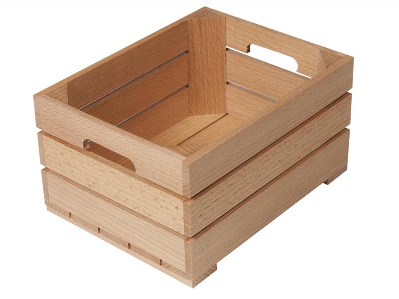 Mini caja madera alta de Supreminox. Catálogo Buffet y Catering